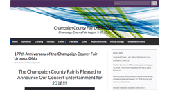 Desktop Screenshot of champaigncountyfair.com